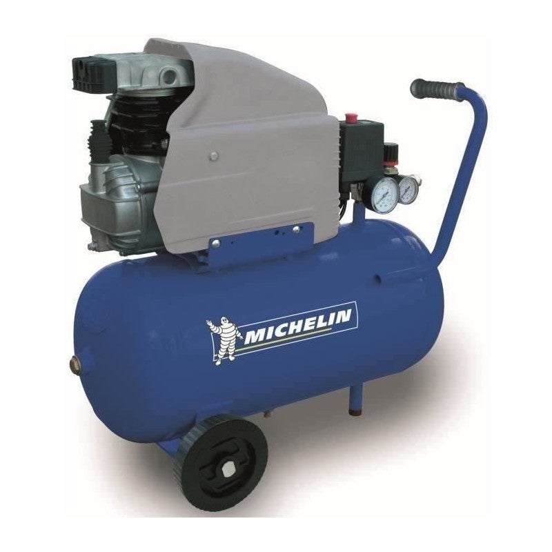 Compressore Aria Michelin MB24 | Serbatoio 24L | Motore 2 HP | 8 Bar | Portata 170 L/min