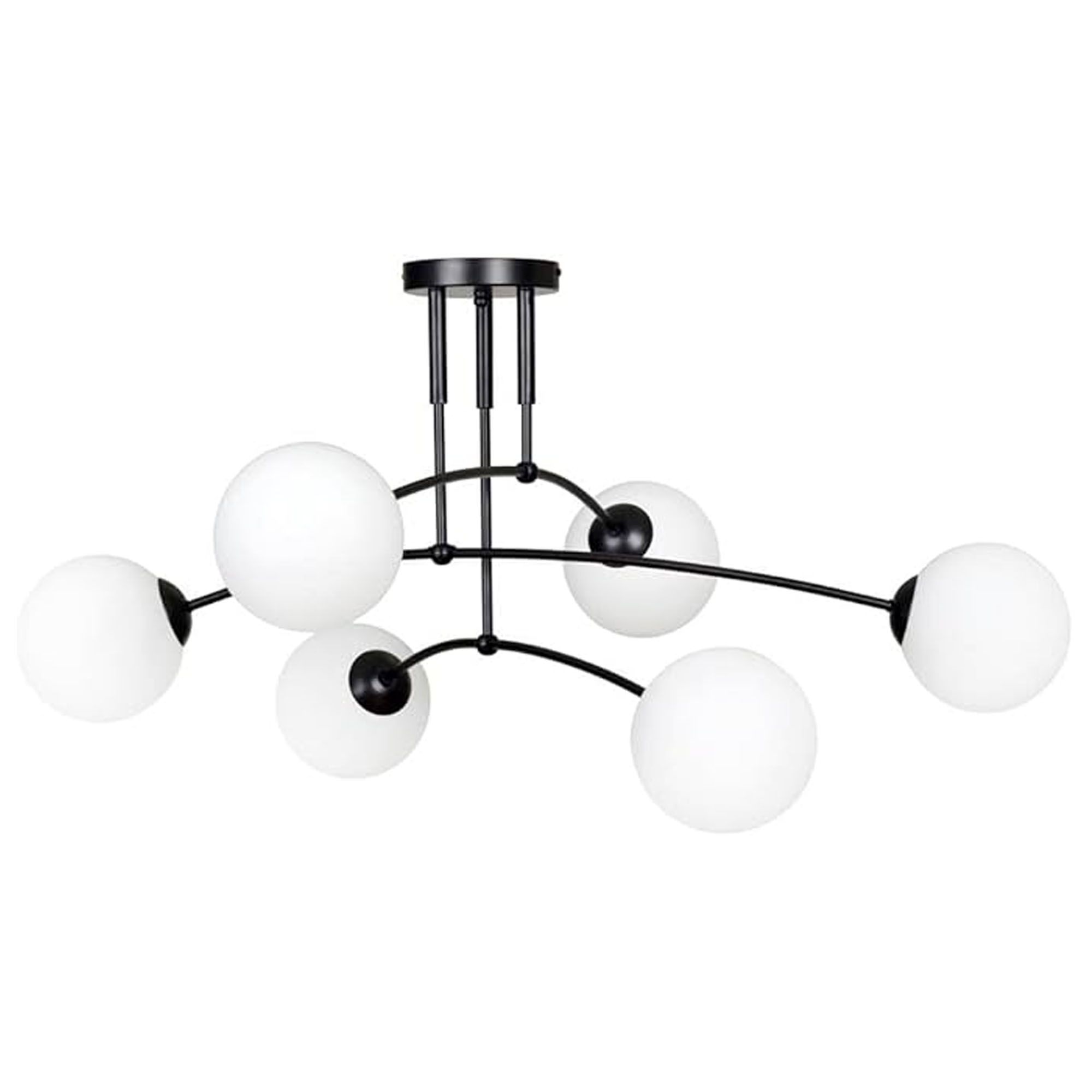 Lampa Sufitowa Wisząca Toolight App1576-6C Czarny