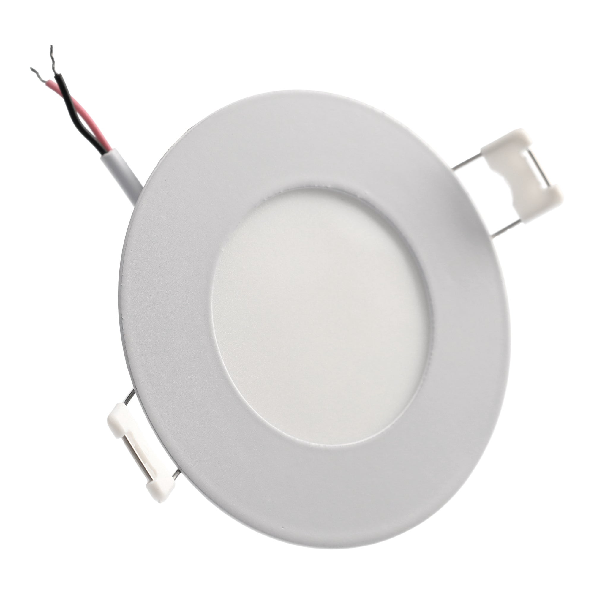 Jandei Pack x5 Downlight led rond encastré 12V, 3W, Lumière Neutre 4200K. Cadre blanc - 5