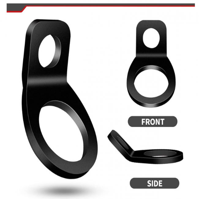 10 Anelli Di Ancoraggio Con O-ring - Ideali Per Garage, Officina