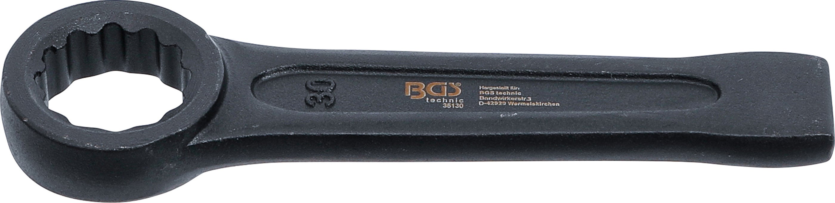 Klucz udarowy BGS pierścieniowy SW 30 mm - 35130