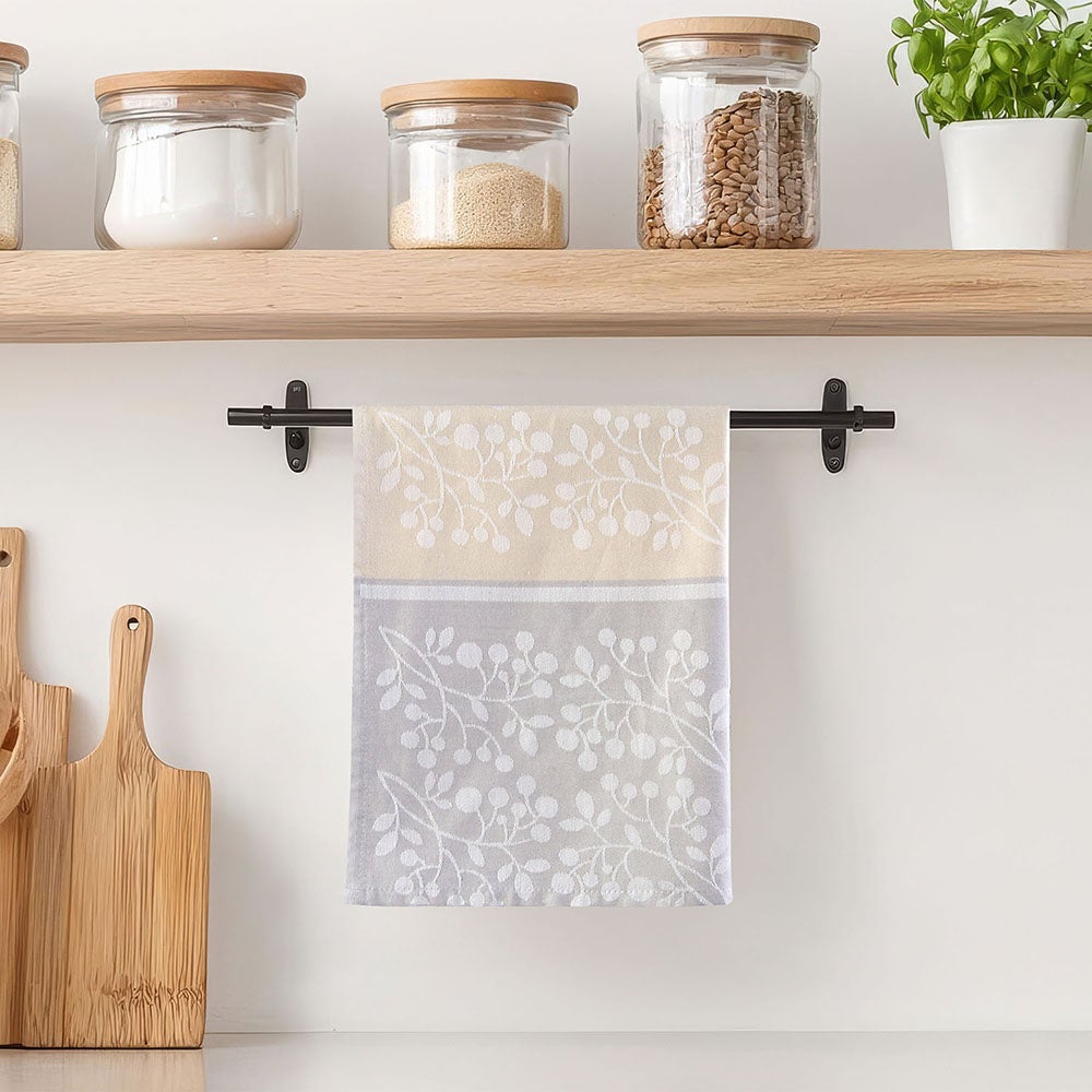 Ścierka bawełniana kuchenna 50x70 Perełka kremowa - Darymex - 5