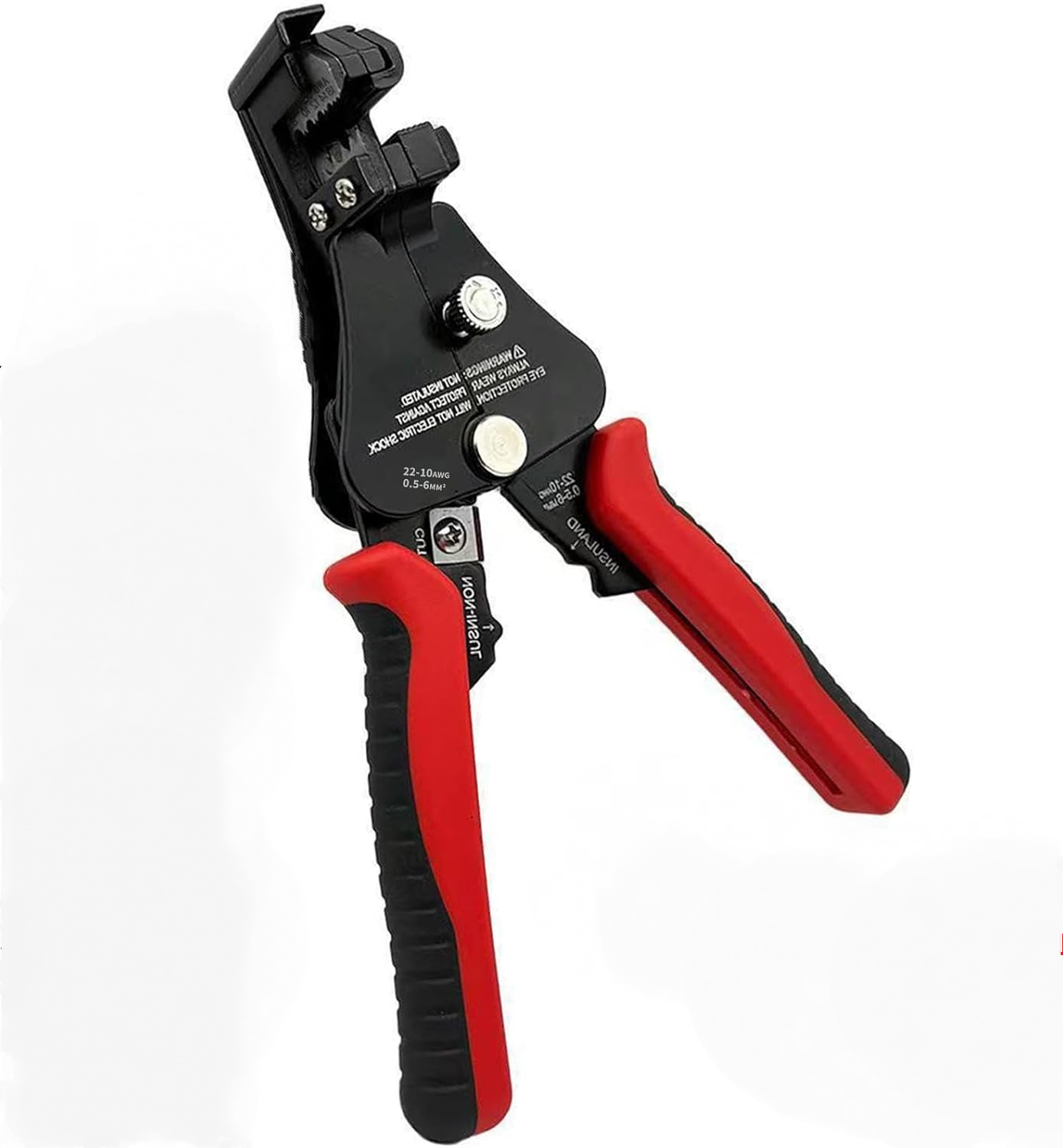 Pince à Dénuder Automatique électricien – Multifonction (dénuder, Couper, Sertir) – Pour Fils 0.8-8 Mm², Avec Tournevis Et Ruban Isolant - 6