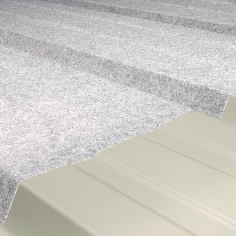 Tôle bac acier avec feutre régulateur de condensation 2100x1000 mm AXEL® | Gris Anthracite | RAL 7016 - 2