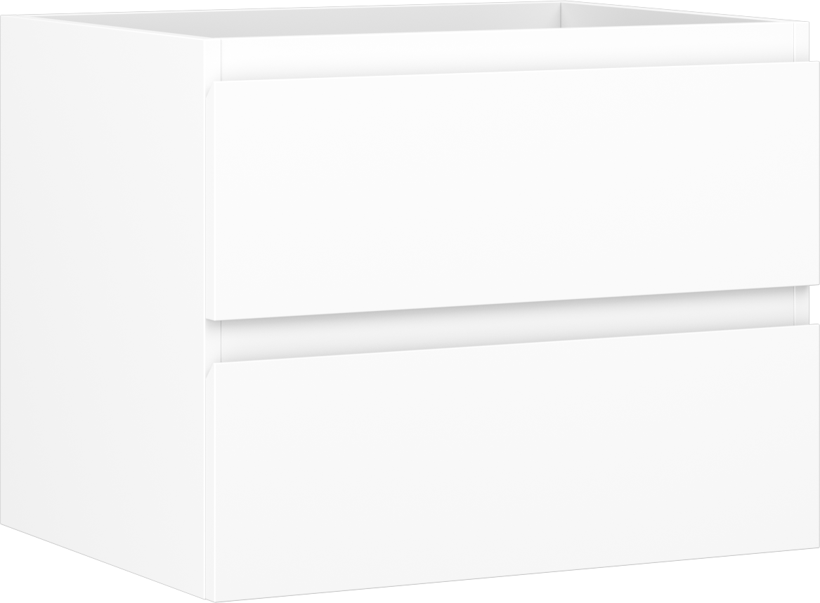 Mexen Orio szafka łazienkowa podumywalkowa 60 cm, 2 szuflady, biała mat - 91A10-06047-2-BFF01