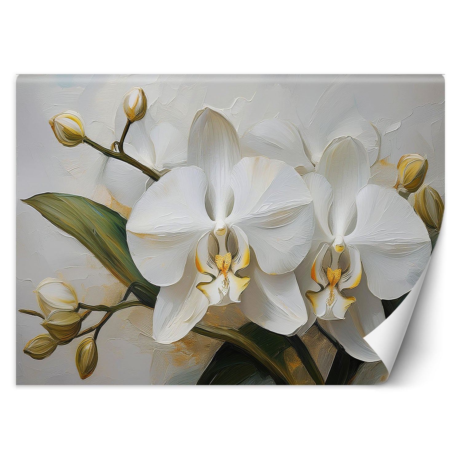Fototapeta, Malowany kwiat orchidei 150x105
