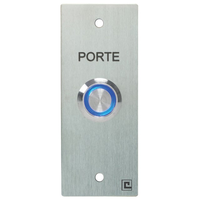 Bouton poussoir NO NF sur plaque inox HERACLES PL40NFL