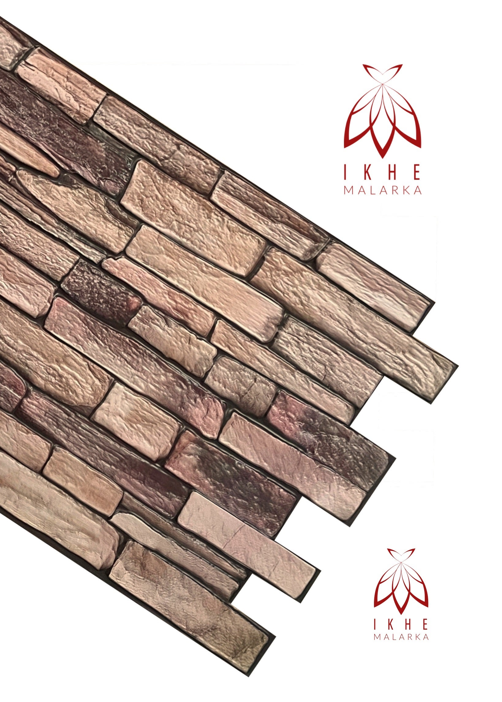 4 m²/10 pièce 3D PVC IMITATION TUILES panneaux muraux revêtement mural DECOR PVC bardage carreaux imitation Natural Stone Slate épaisseur 1mm ! - 2