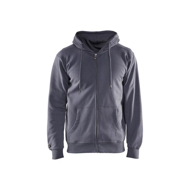 Sweat shirt de travail à capuche Blaklader avec zip central Gris XS