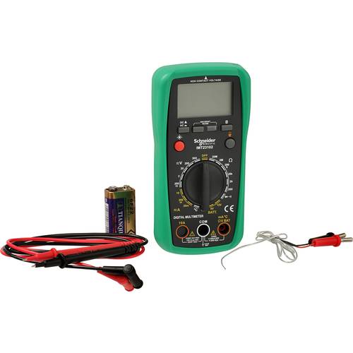 Multimètre numérique Cat III (300V) écran LCD - Schneider - 3