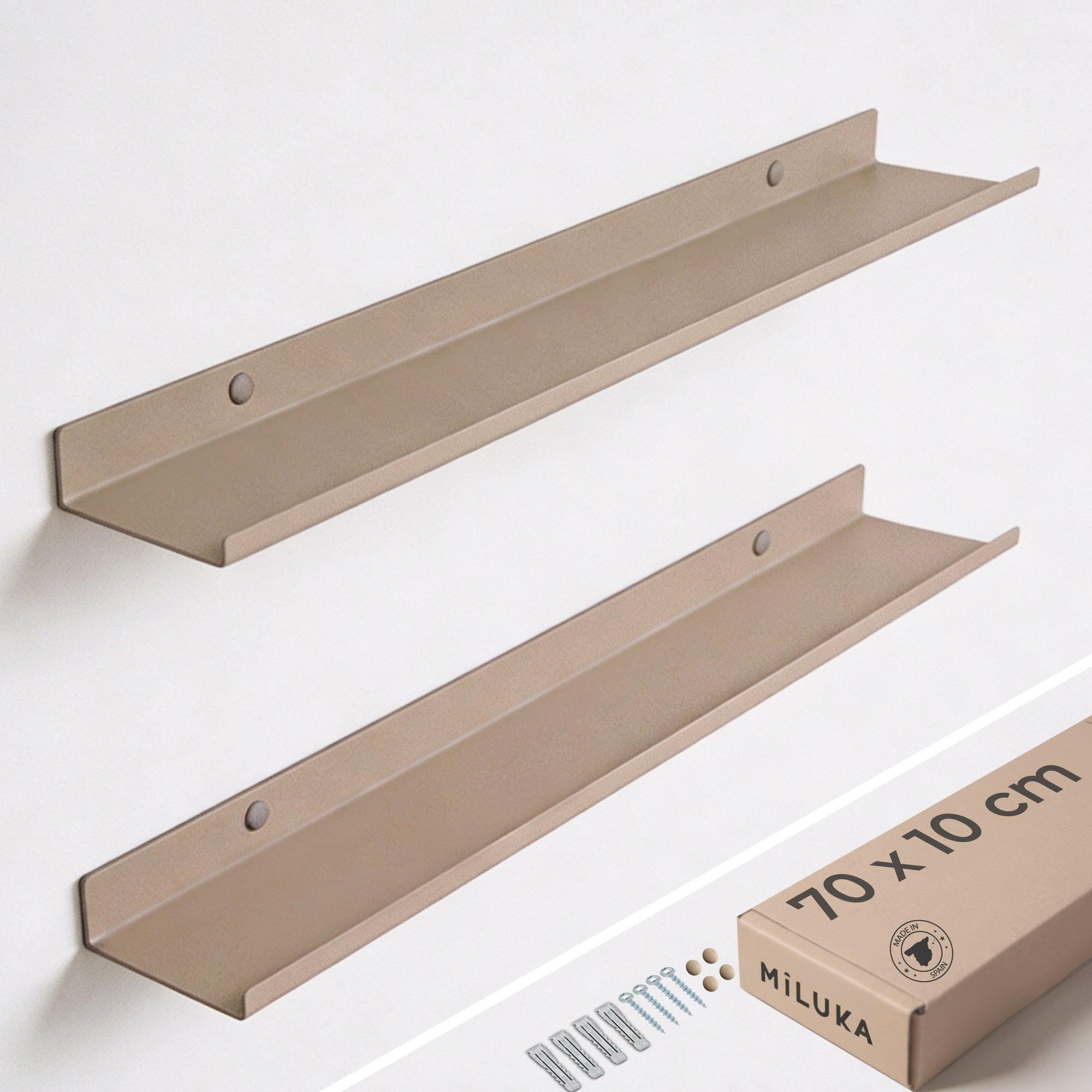 8 Mensole Portanti Metalliche Da 91,4 Cm – Finitura Argento, Regolabili, Per Scaffalature E Ripostigli, Con Viti Incluse
