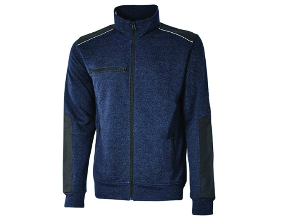 SNUG Arbeitsjacke Deep Blue – Zip-Up Mit Guter Passform (Größe M)