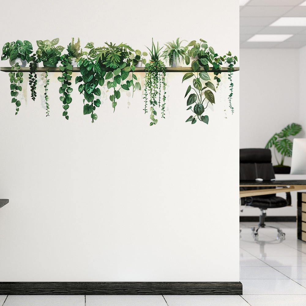 Decalmile Autocollants Muraux En Forme De Feuilles De Jungle