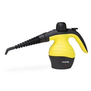 KLONA Pulitore A Vapore Portatile – 10 Accessori, 1050W, Vapore A 105°C, Serbatoio 350 Ml – Per Tappeti, Tende, Divani E Cucina