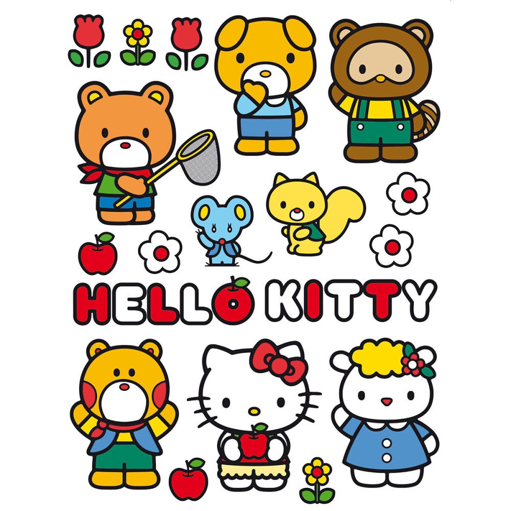 Stickers géant Hello Kitty et ses amis Sanrio | Leroy Merlin