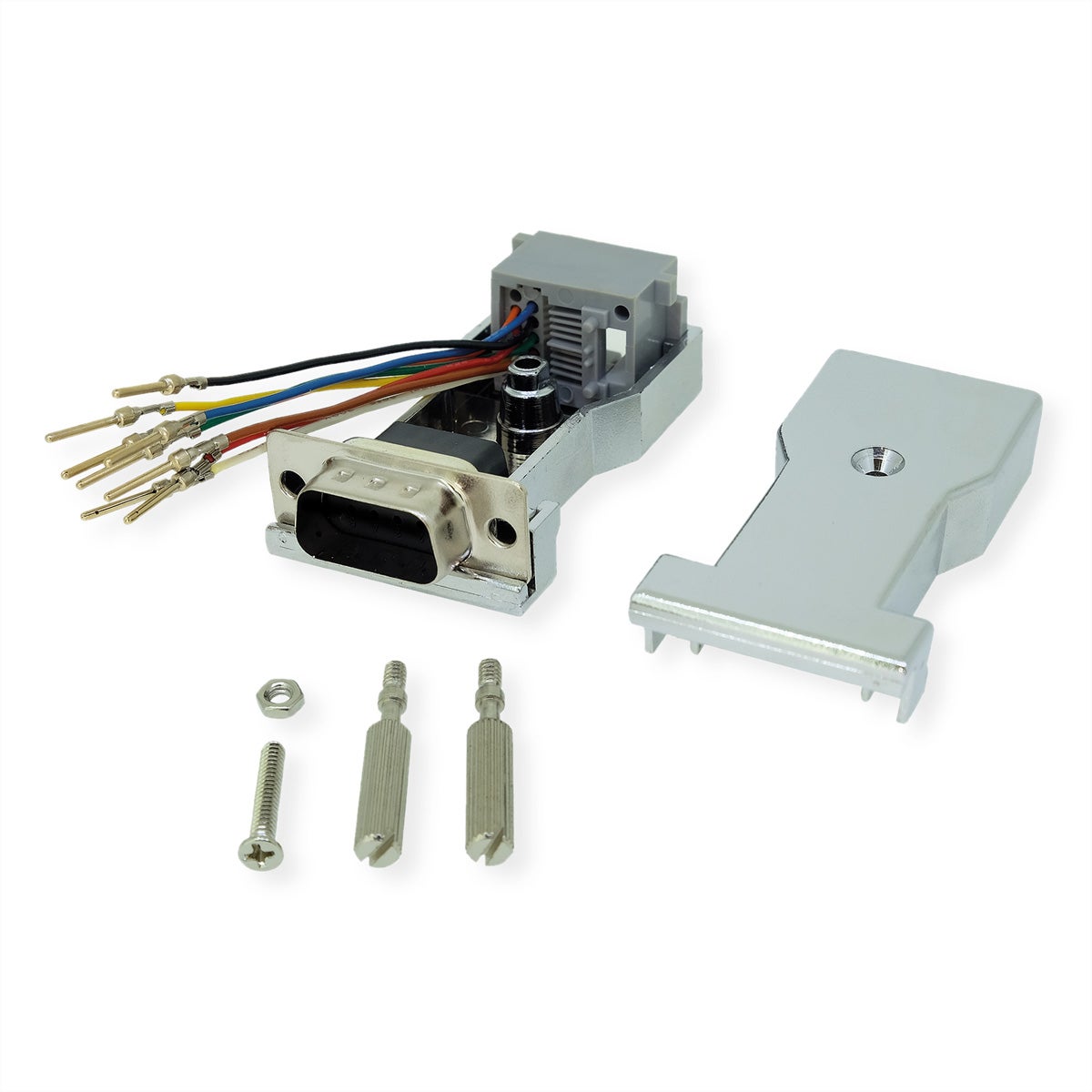 ROLINE DB9 mâle-RJ45 femelle 8P/8C 8Ltg. argenté | Leroy Merlin