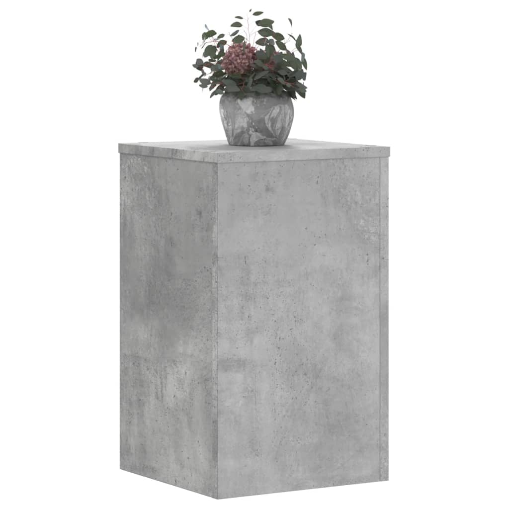 Supports pour plantes, 2 pièces, gris béton, 30 x 30 x 50 cm - 8