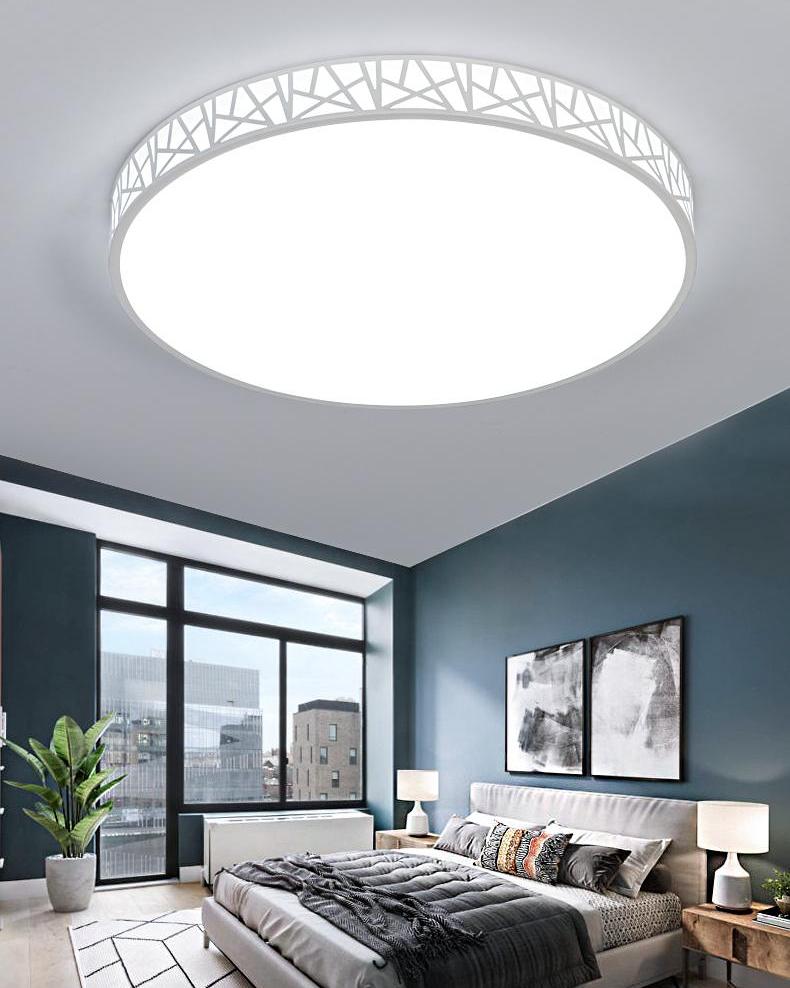 Okrągły plafon w kształcie gniazda ptasiego cm lampa do sypialni geometryczny design klosz akrylowy odpowiedni do sypialni kuchni światło białe