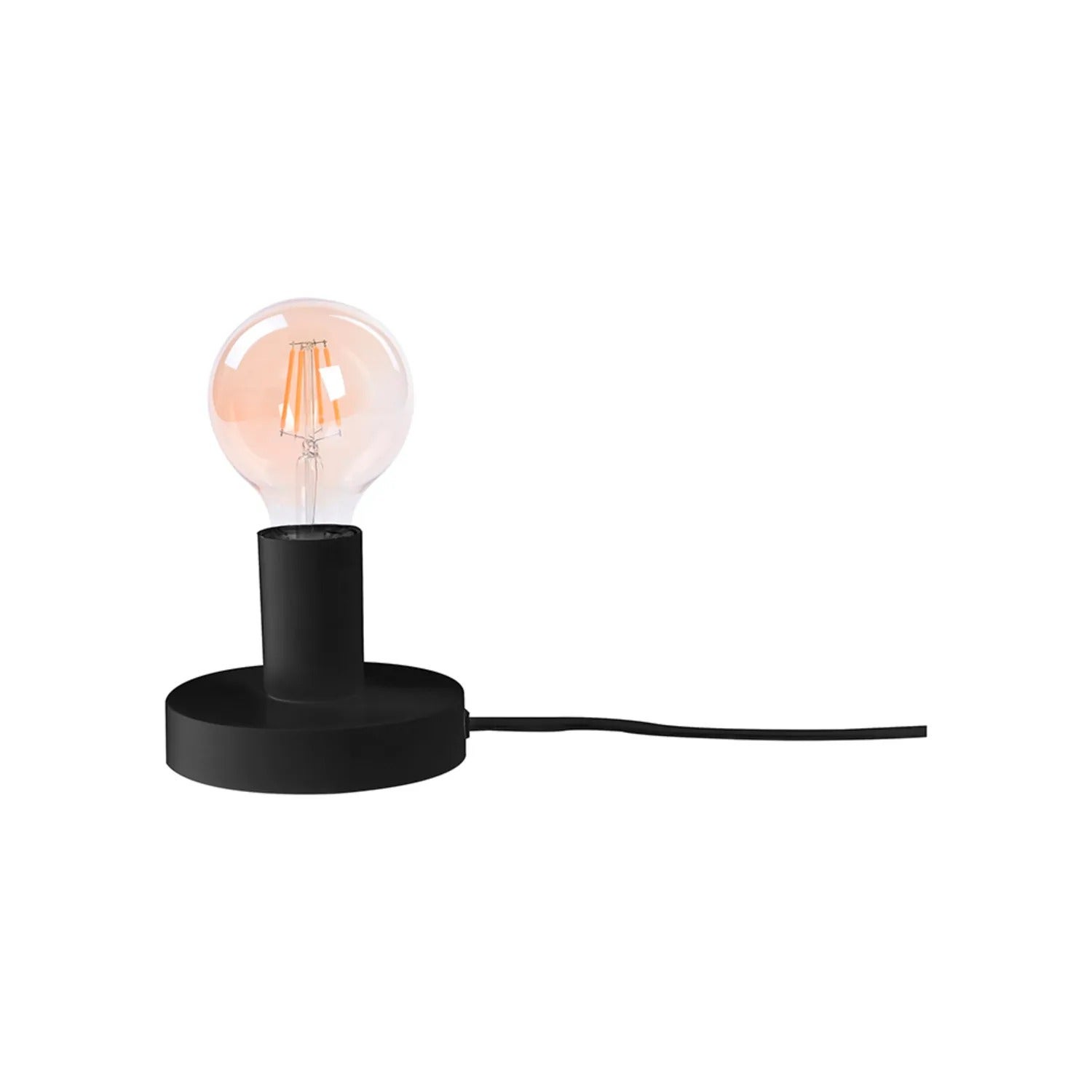 Lampa stołowa nocna Bowie czarna 1xE27x60W Rabalux