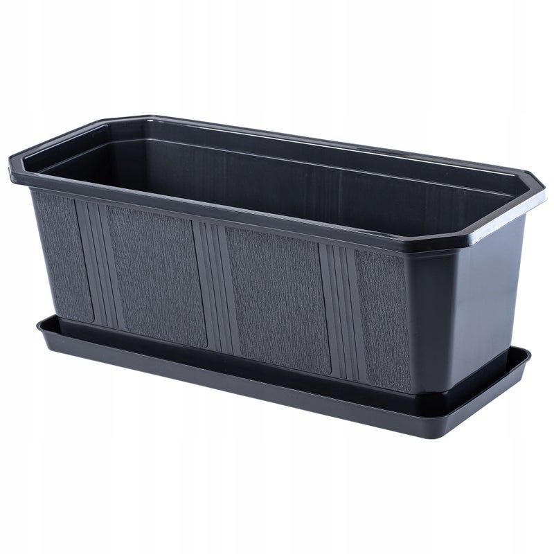 SKRZYNKA BALKONOWA 40cm DONICZKA DONICA NA KWIATY PODSTAWKA BALKON KWIETNIK