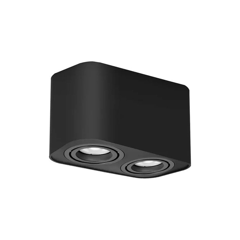 Reflektor sufitowy Spot Kobald czarny matowy 2xGU10x10W wym: 10,5 x 18 x 9,3 cm IP20 Rabalux