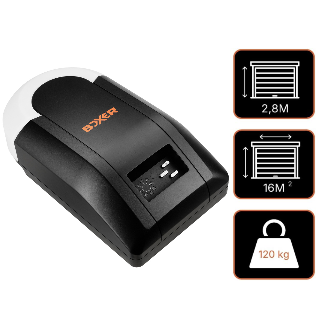 Ouvre-porte de garage Boxer® avec télécommande et contact sans fil 1000N - 6