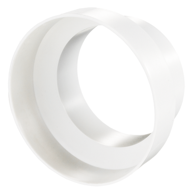 Réduction Plastique Ø125/100mm - Raccord Pour Tuyau D'extraction Ventilation