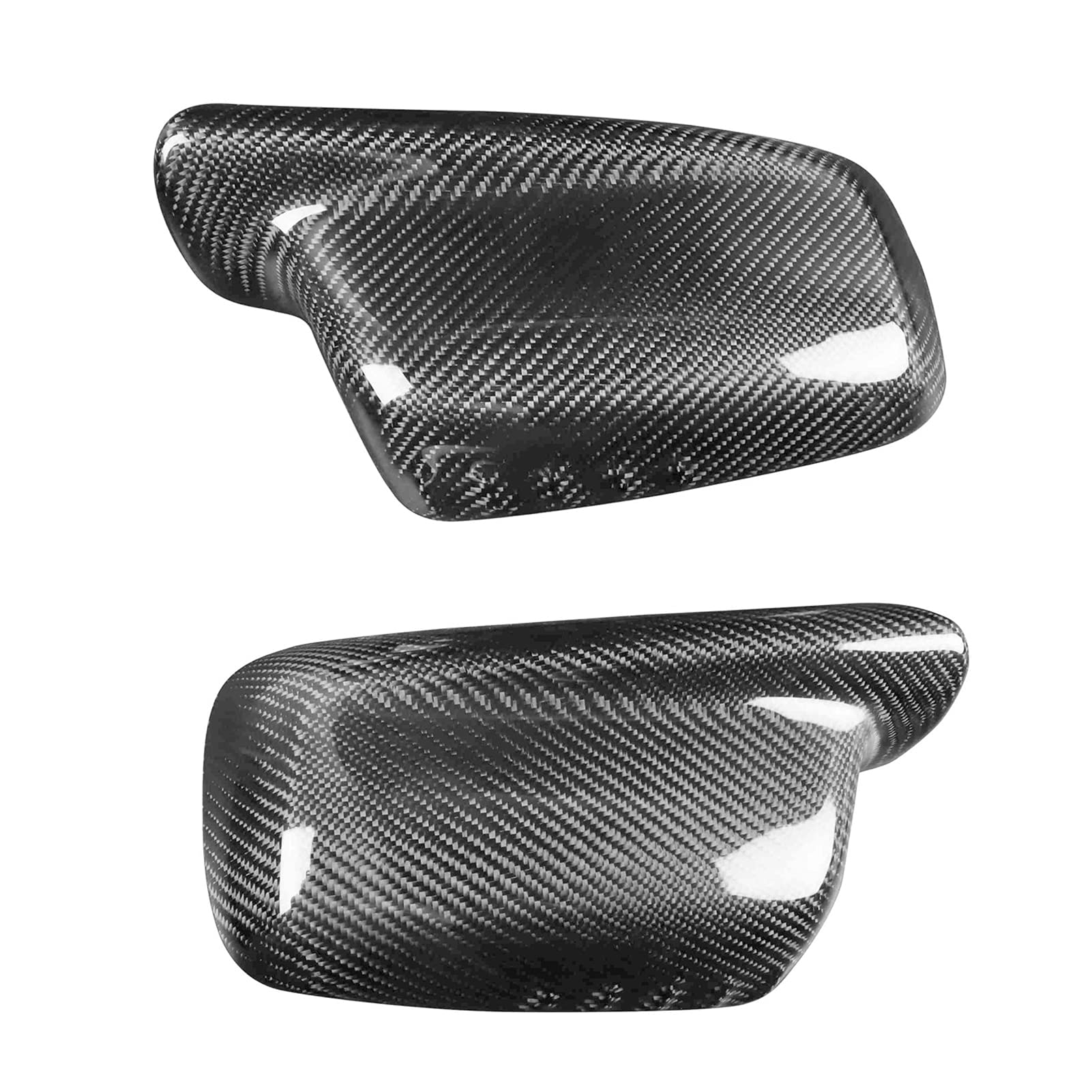 Coppia di copri specchietti retrovisori AddOn in fibra di carbonio, adatti per Serie 7 Serie 3 E65 E66 E67 E46 - 9