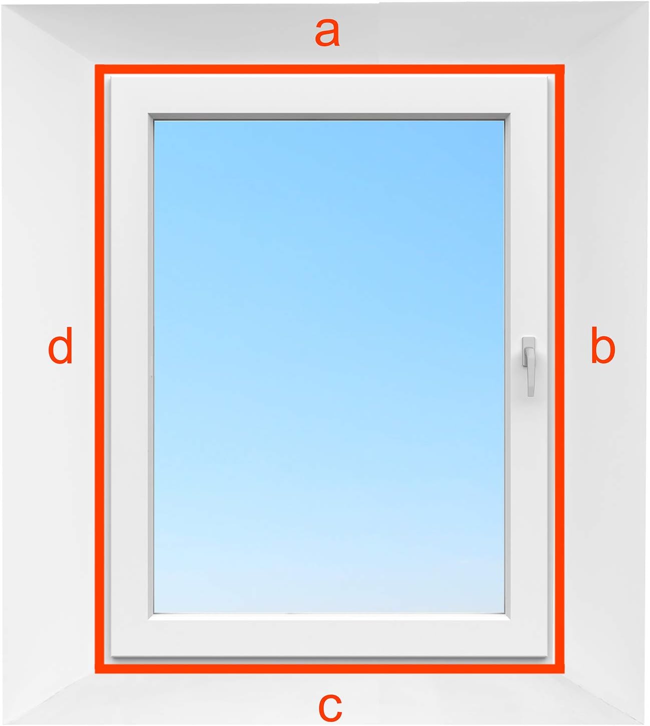 Bâche d'étanchéité pour fenêtre de 6 mètres - porte double - bâche d'étanchéité pour climatiseur -100 pièces - 2