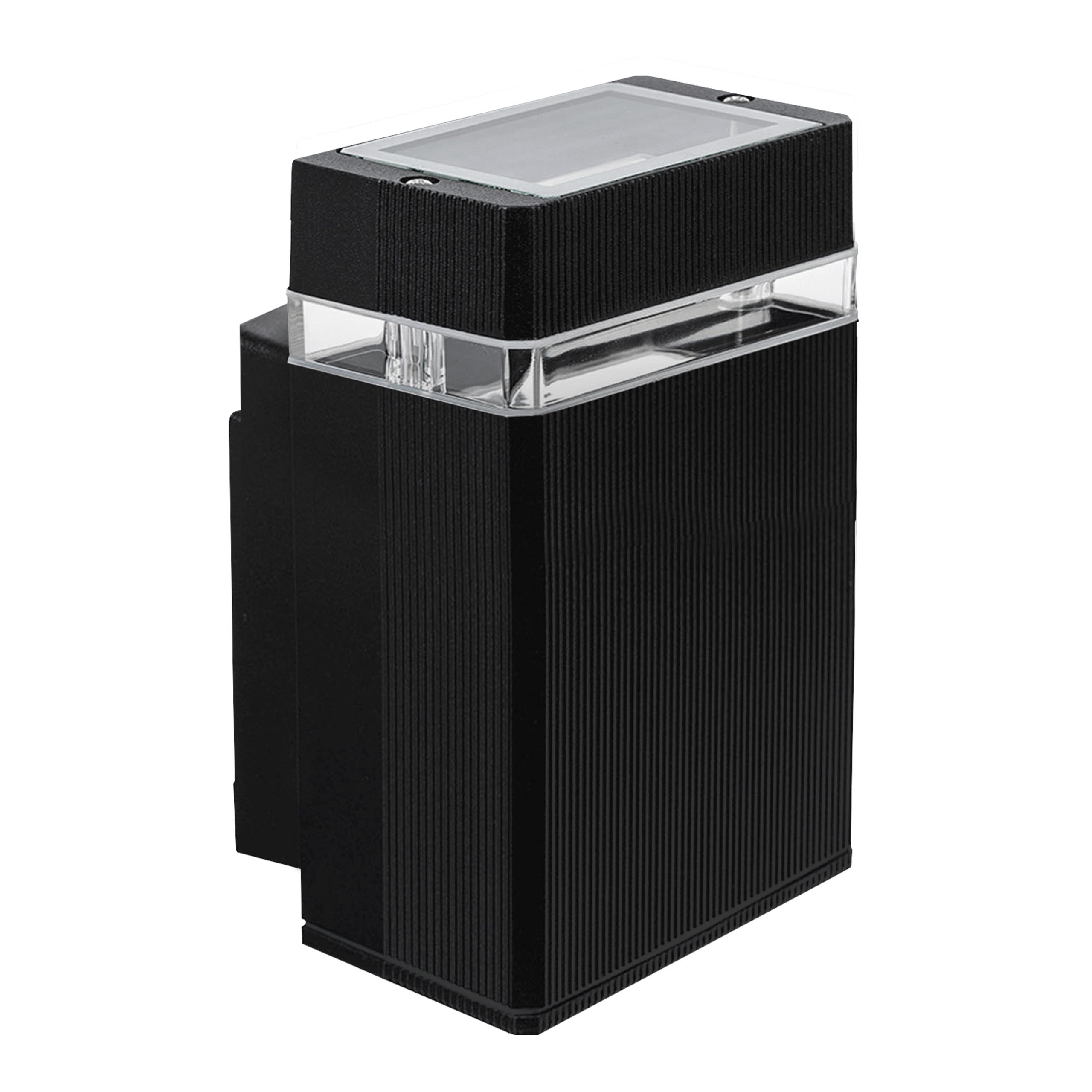 Kinkiet zewnętrzny GU10 LED Hana 17.5cm IP65 lampa oprawa ścienna ogrodowa czarna MasterLED