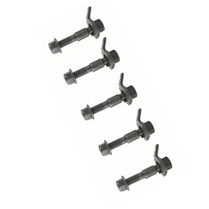Aramox Boulon de cambrure, véhicules universels de 12 mm en Acier, alignement des Roues, kit de Boulon de Came réglable, carrossage Vert armée (5 pièces