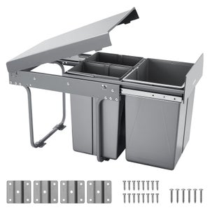 Pattumiera in acciaio inossidabile pattumiera pattumiera cucina bagno ufficio us