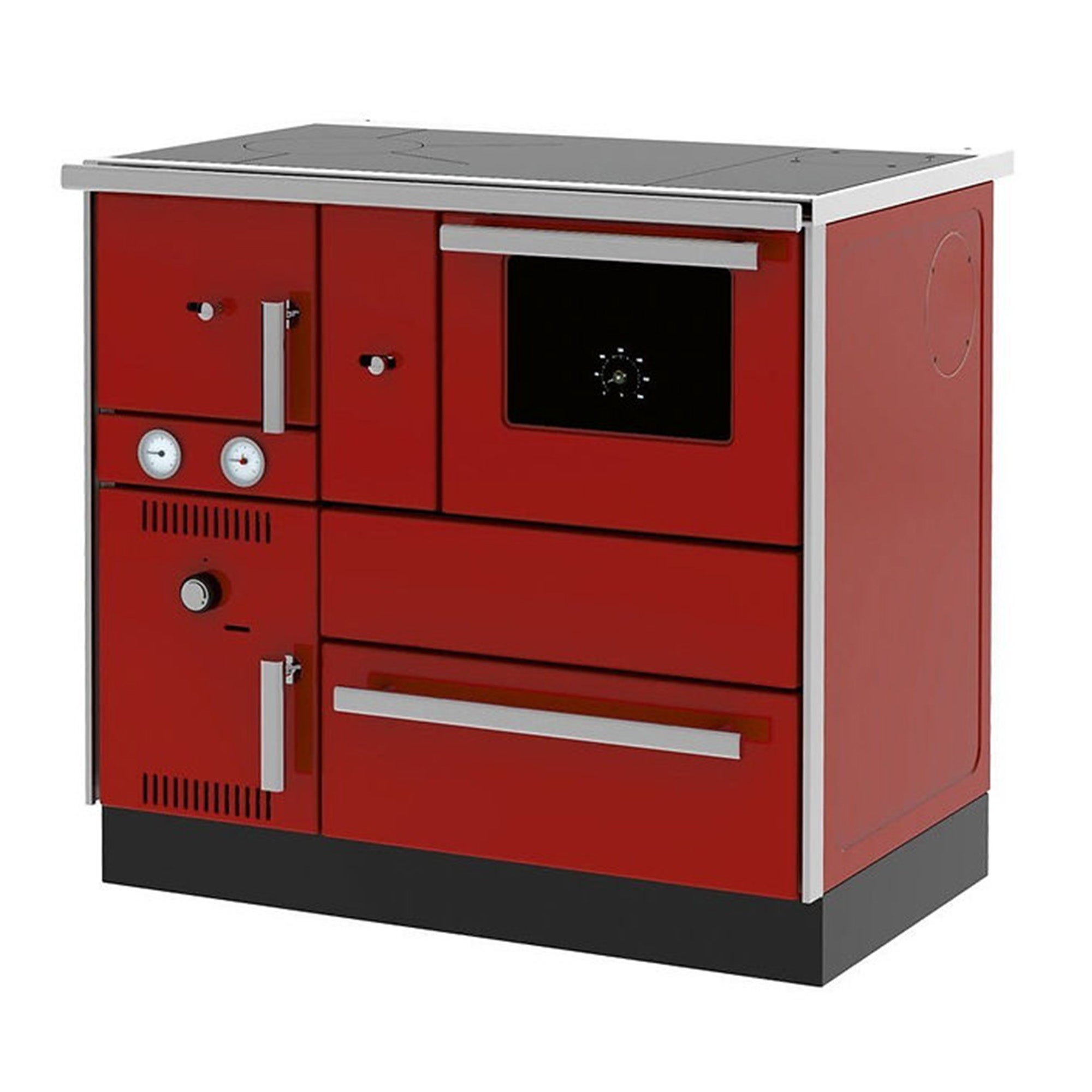 Kuchenka opalana drewnem (7,44 kW) + bojler (20,1 kW) Sannover 27 kW Bordeaux