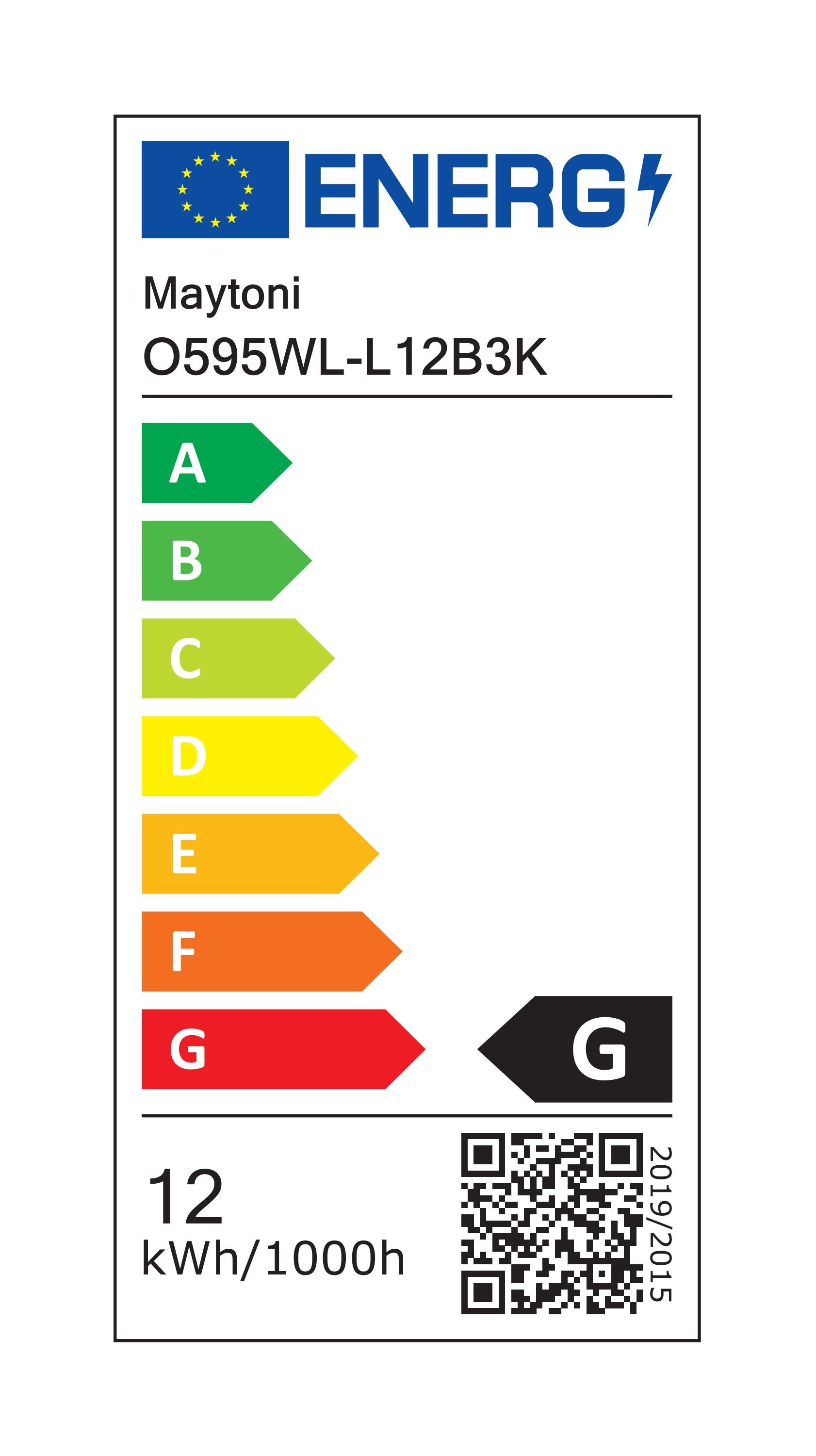 Applique da esterno moderno, LED, alluminio, Rettangolare, Per il giardino, design minimalista, modulo LED da. nero IP54 12W 865lm 3000K Maytoni - 8
