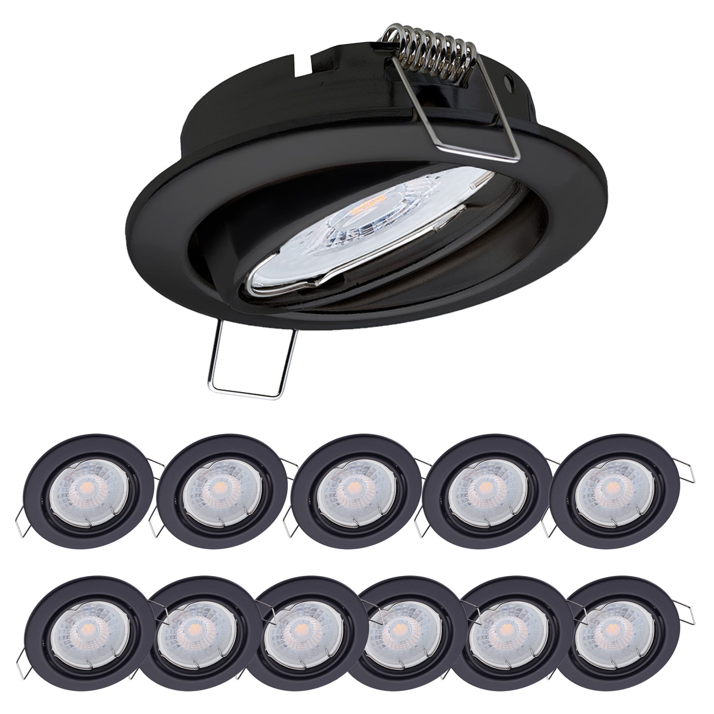 Oktaplex Dijon Kit 12 spots de plafond LED dimmables module 4,9W 3000K ...