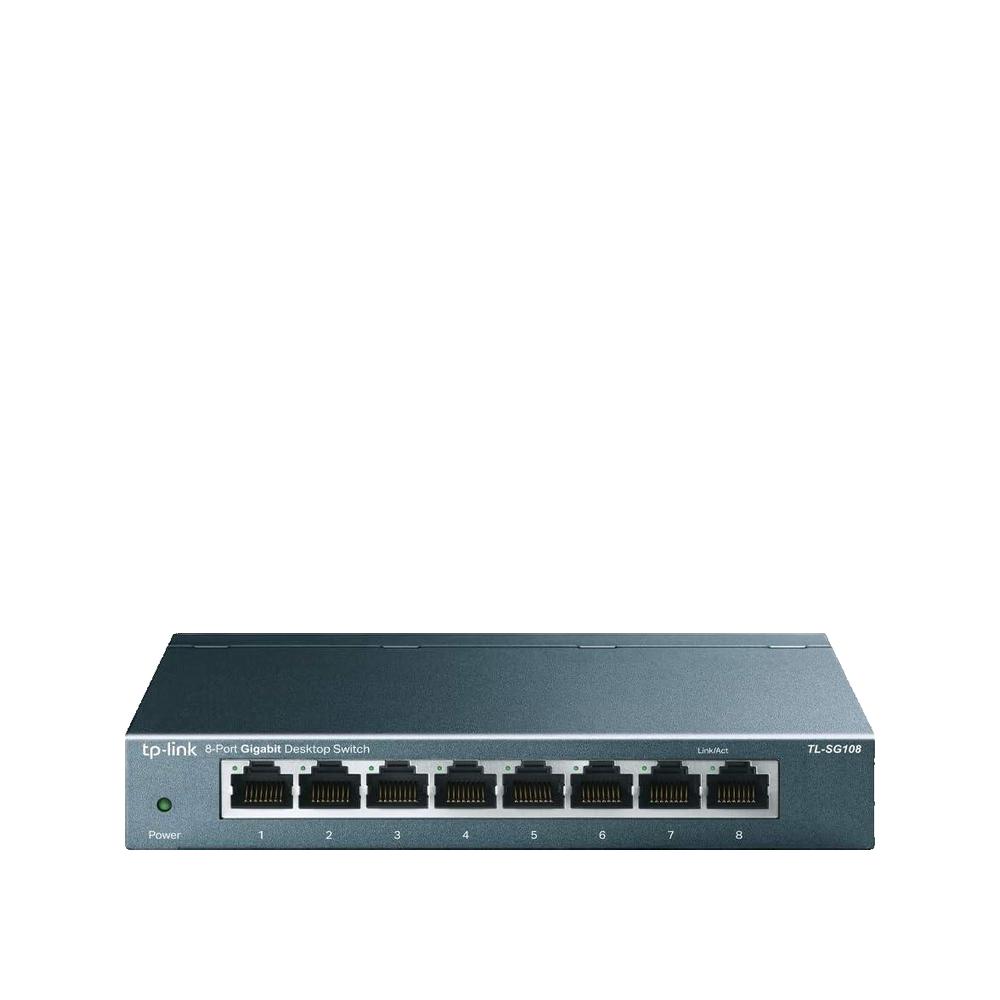 Tp-Link Switch Ethernet Tl-Sg108e Metal 8 Ports Gigabit Igmp+Vlan+Qos , Leroy Merlin