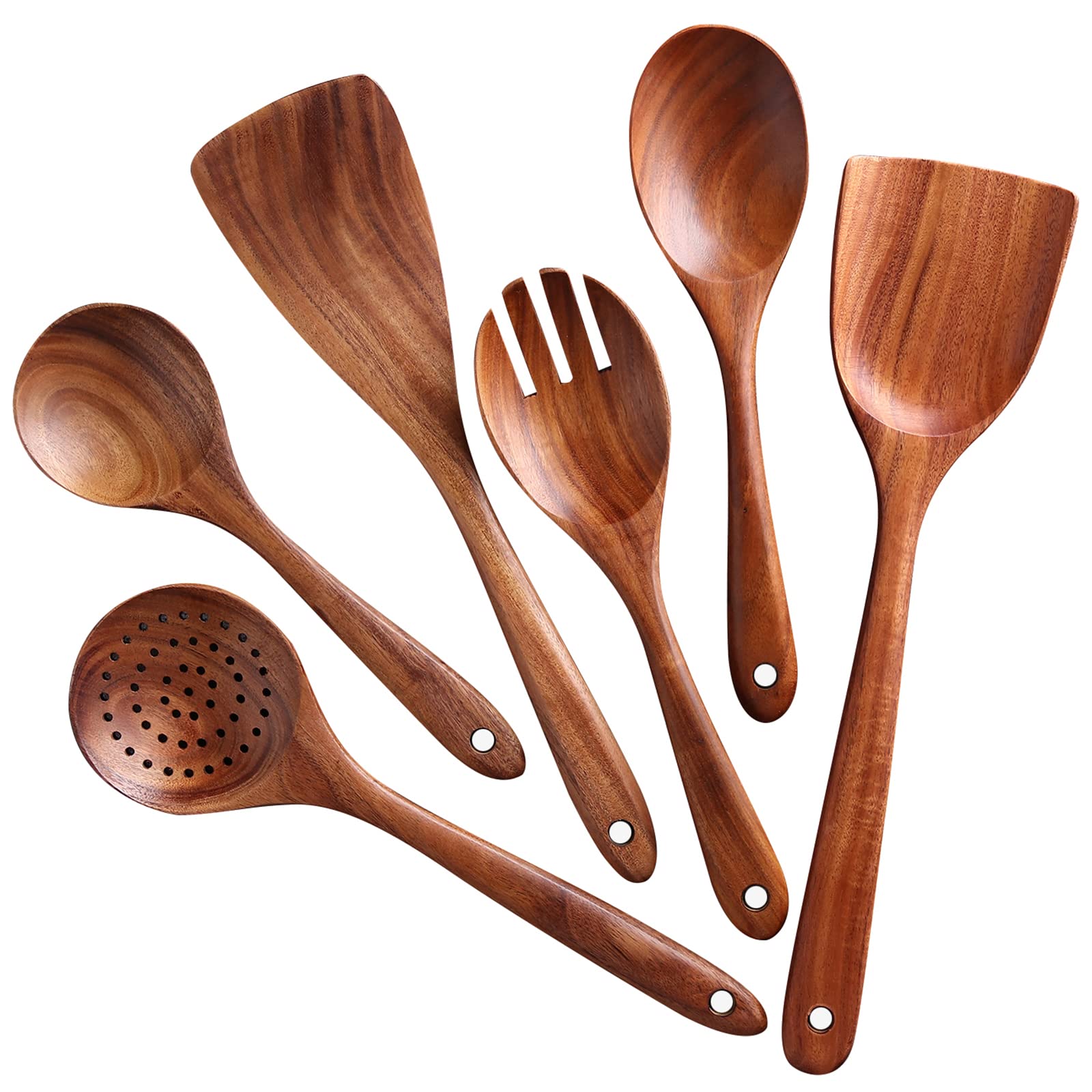 PriorityChef Premium cucchiai di legno per cucinare Italia