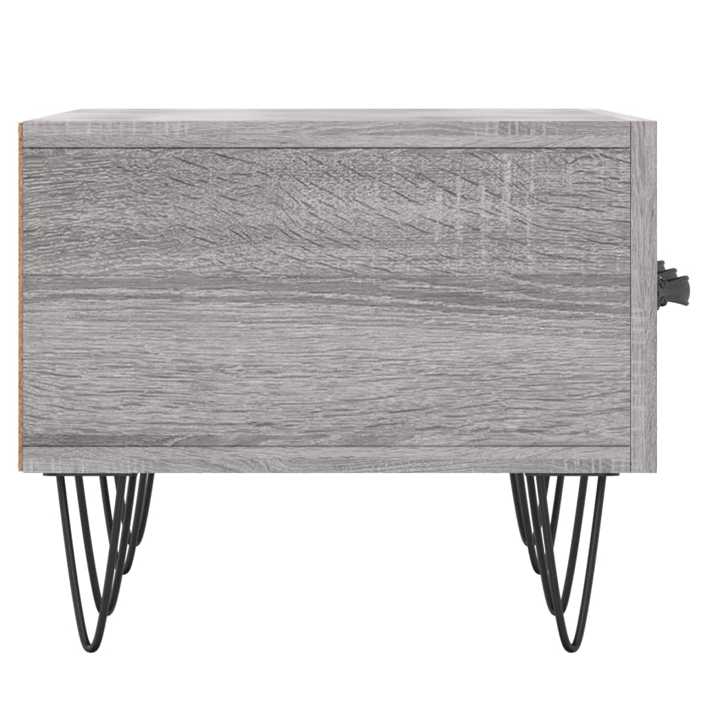 Meuble TV sonoma gris 150x36x30 bois d'ingénierie - 7