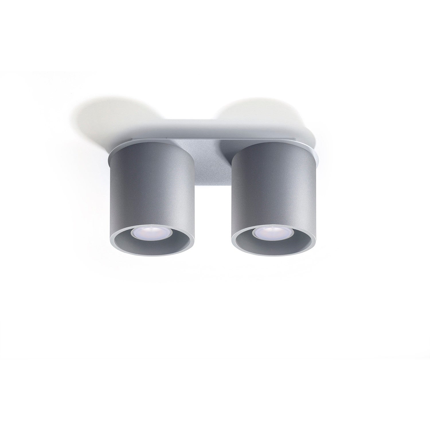 Reflektor sufitowy spot natynkowy Orbis inny szary 2xGU10x40W wym: 26 x 10 cm metal Sollux Lighting