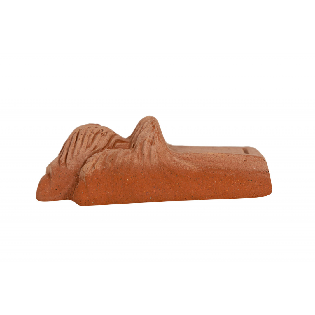 BISCOTTINI Lot de 12 Pieds de Pot en Terre Cuite en Forme de Patte de Lion - Supports pour Jardinières d'Extérieur - 11,5x5,5cm Made in Italy - 4