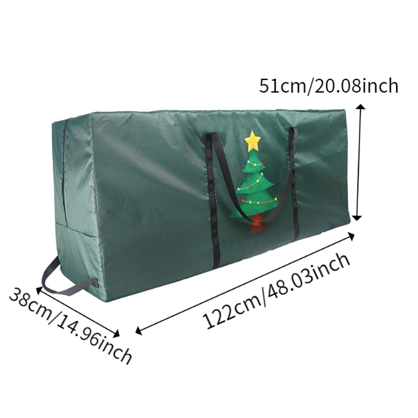 Sac de rangement pour sapin de Noël, sac de rangement étanche pour sapin de Noël artificiel, anti-poussière, Oxford 210D, 122 x 38 x 51 cm - 4