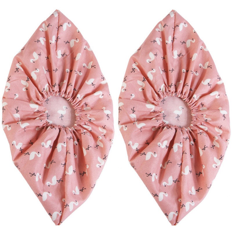 6 Paires de Couvre-Chaussures Réutilisables en Tissu Couvre-Chaussures Lavables - 5