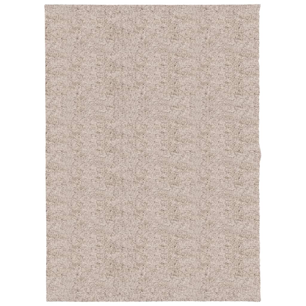 Alfombra de salón | alfombra peluda de pelo largo moderna pamplona beige 140x200 cm cfw66125