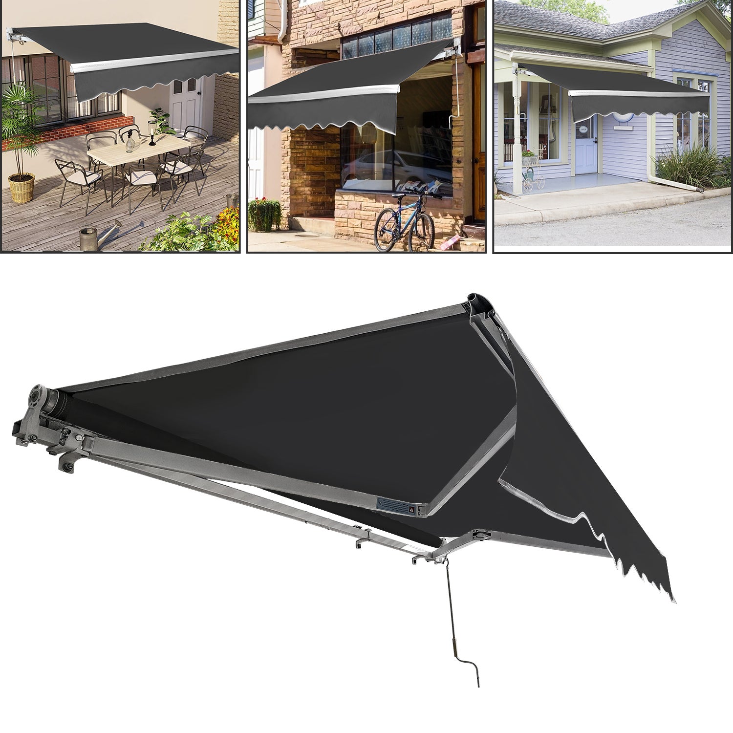 IlGruppone Tenda da Sole Tessuto Resistente per Esterno, Terrazzo, con