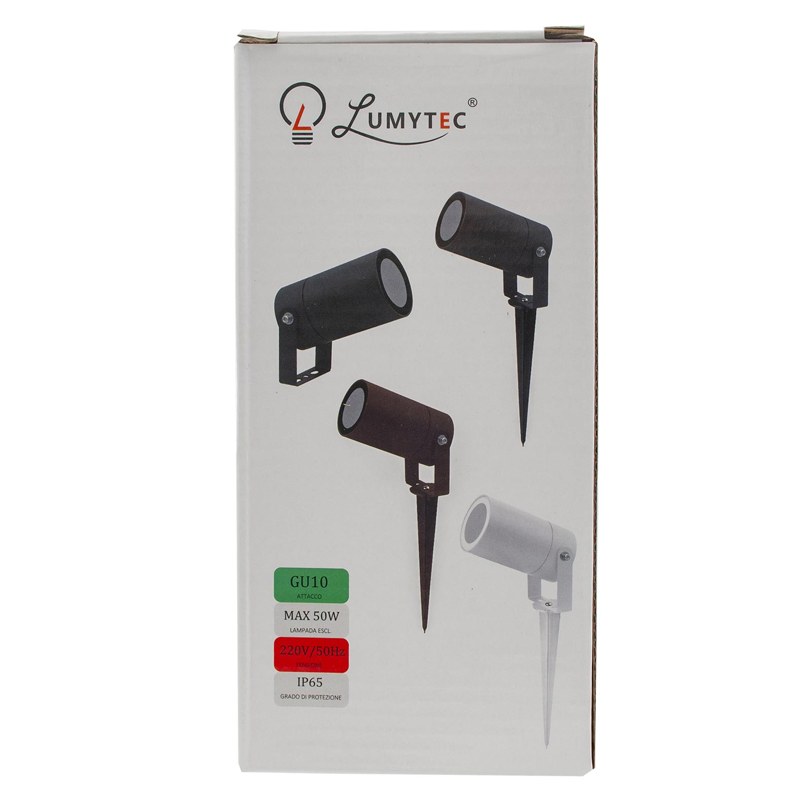 Spot d'extérieur avec piquet réglable, étanche IP65, douille GU10, éclairage de marche pour arbres et plantes de jardin, 230V, CORTEN COLOR - 5