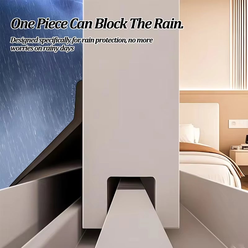 Barra de bloqueo de agua para ventanas de 200 cm, tira de sellado impermeable para deflectores de agua y bordes de ventanas. - 3