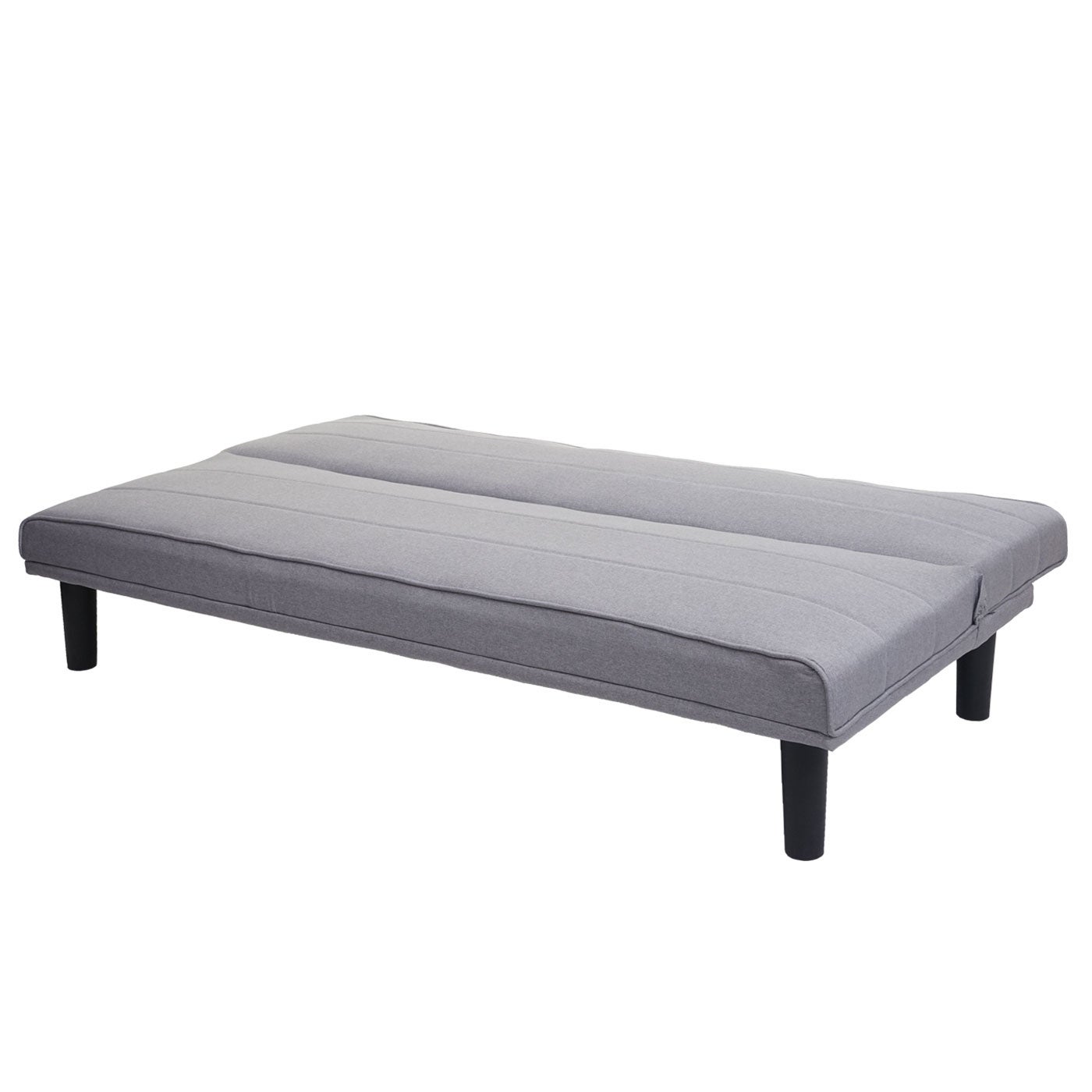 Divano letto schienale regolabile HWC-J17 tessuto grigio - 5