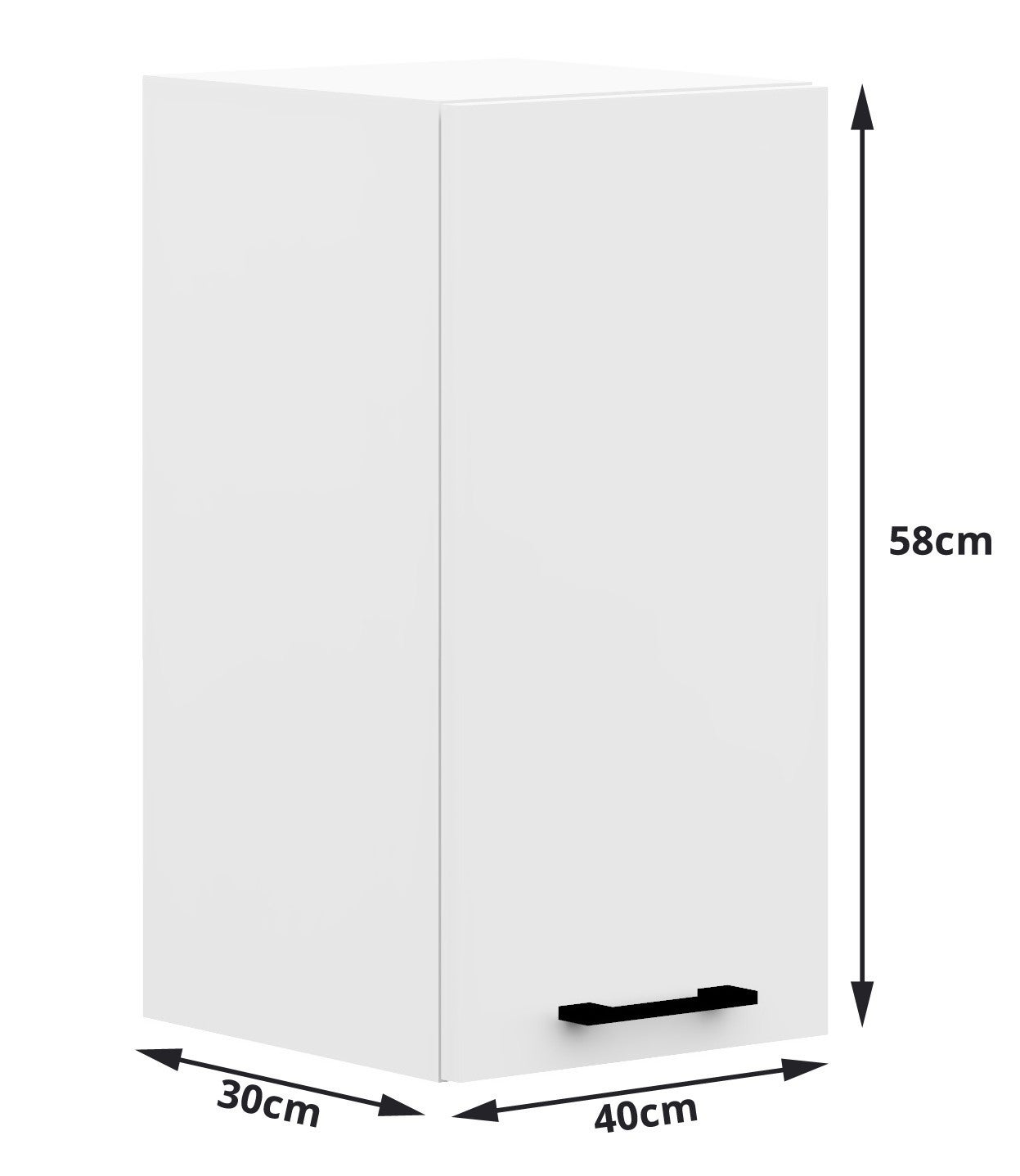 Ensemble De Cuisine AKORD OLIWIA Blanc 240 cm 11 portes 1 tiroir façade Blanche 240x46x203 cm - 9