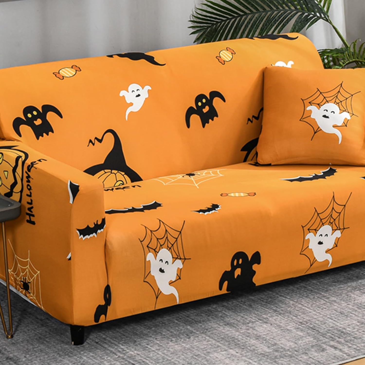 Coperta Halloween In Microfibra Flanella - Ultra Morbida, Leggera E Accogliente - 3 Misure (125x100, 150x125, 200x150 Cm) Per Divano E Letto
