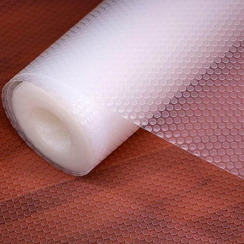 Zmywalna i wodoodporna, przezroczysta mata antypoślizgowa EVA do szuflad – odpowiednia do domu i kuchni – 0,6 x 5 m